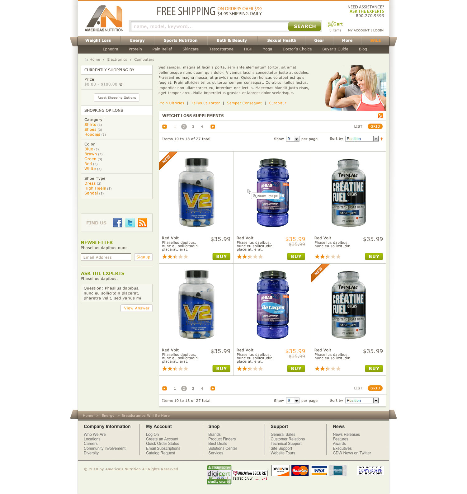 Americas Nutrition - undefined
